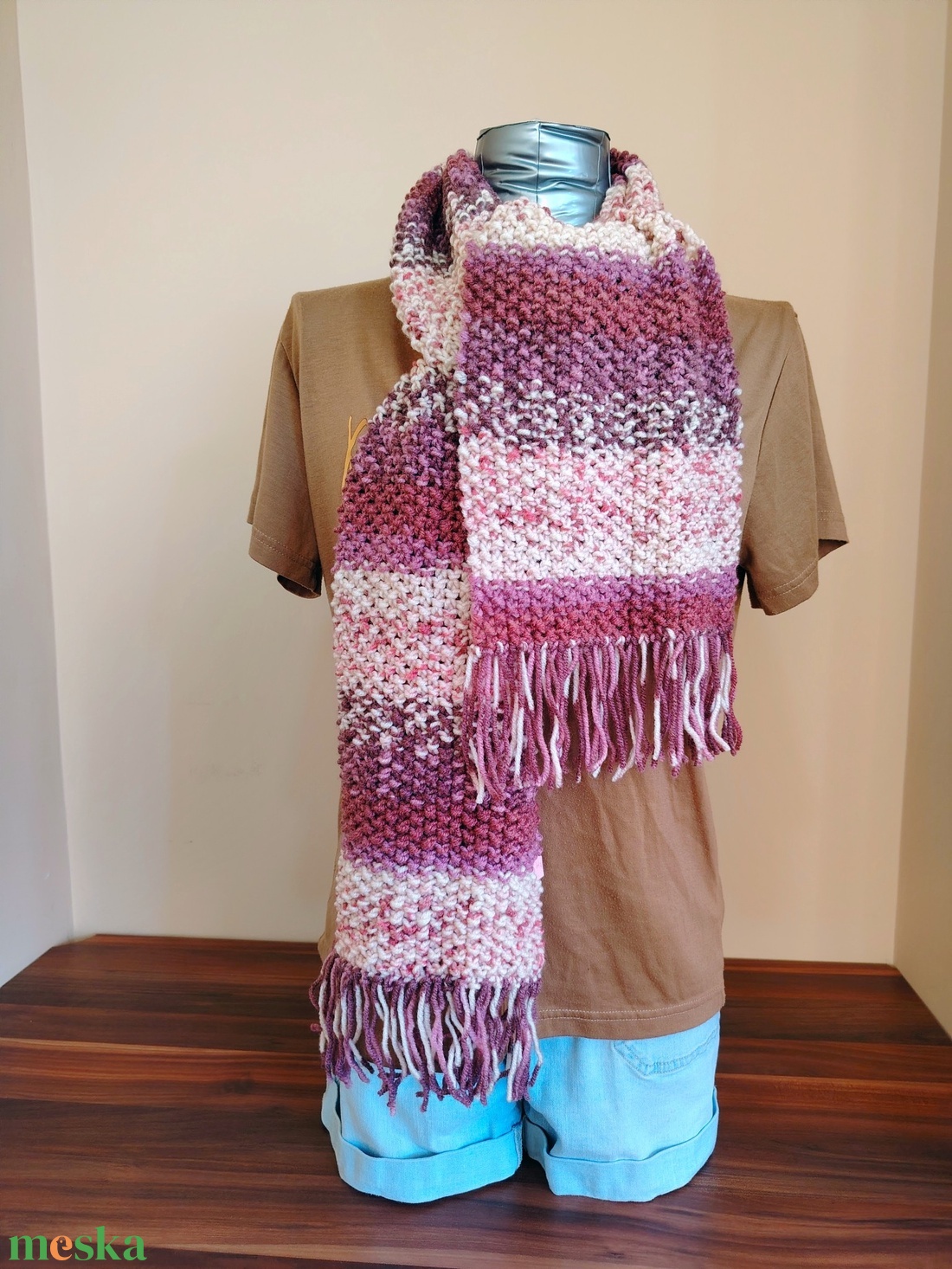 Bogyós gyümi sál (43) - ruha & divat - sál, sapka, kendő - sál - Meska.hu