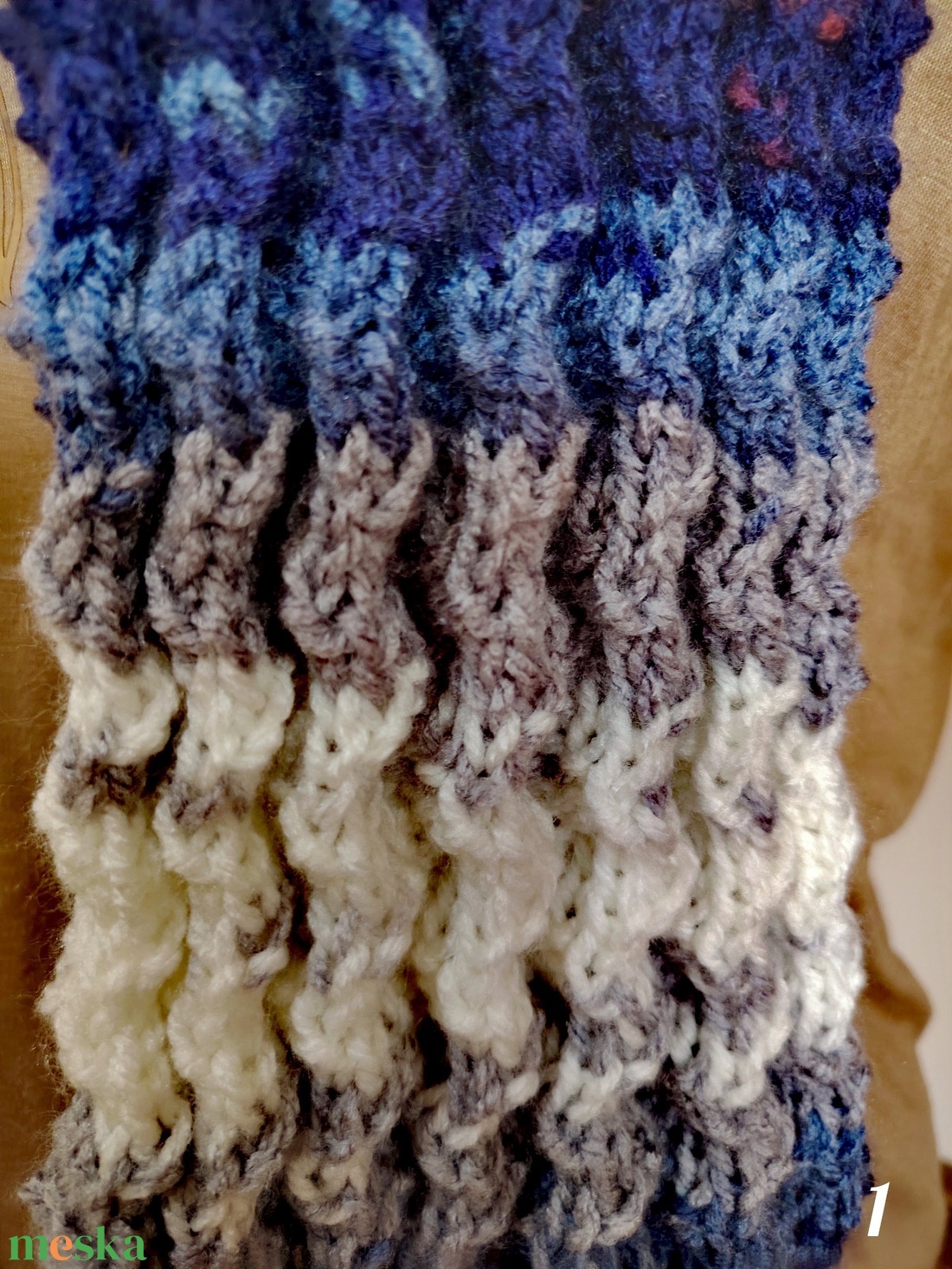 Harmonika sál (1) - ruha & divat - sál, sapka, kendő - sál - Meska.hu