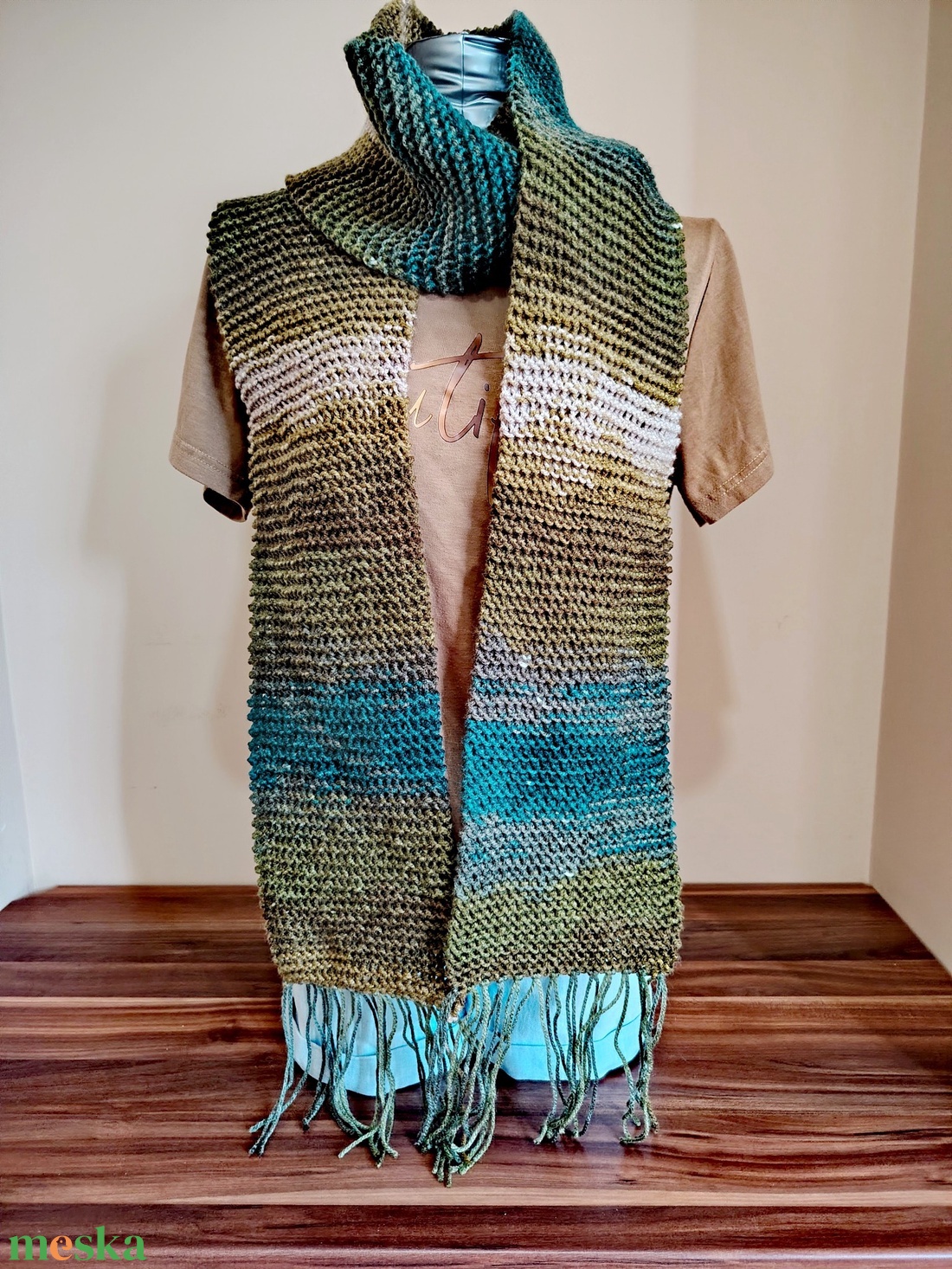 Vadász sál (6) - ruha & divat - sál, sapka, kendő - sál - Meska.hu