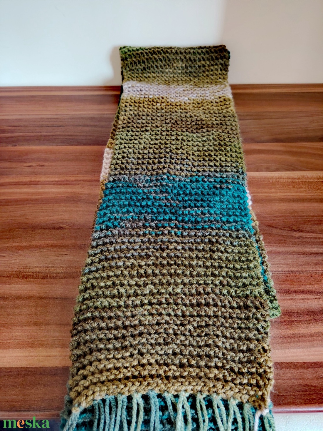 Vadász sál (6) - ruha & divat - sál, sapka, kendő - sál - Meska.hu