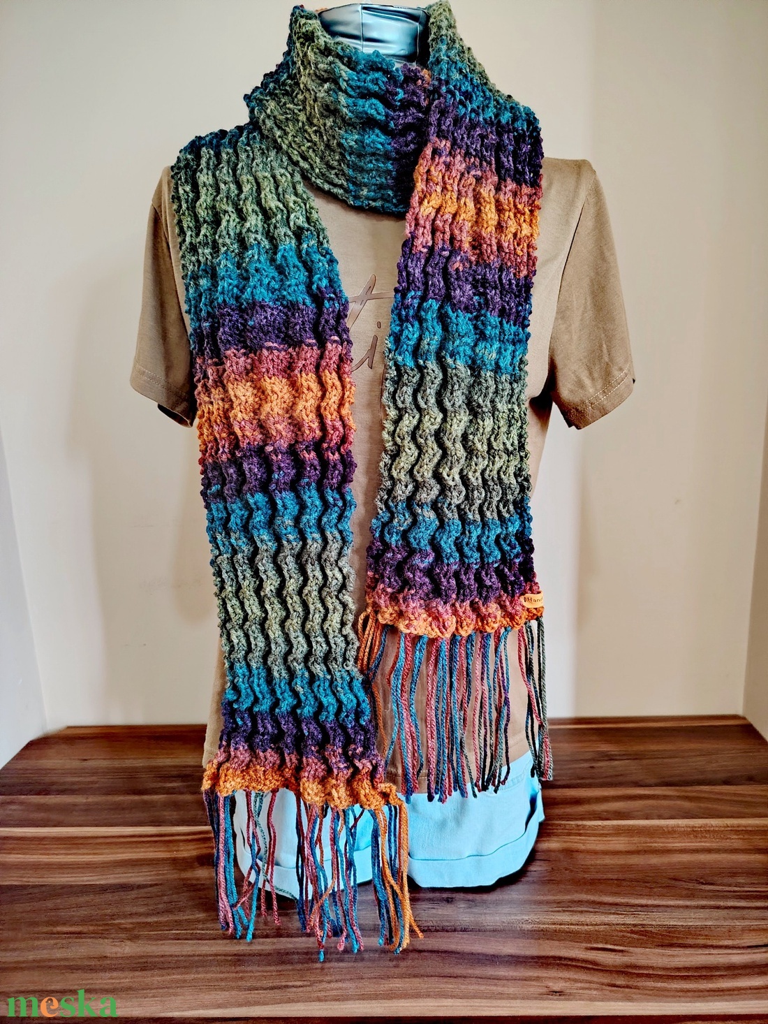 Öröm sál (9) - ruha & divat - sál, sapka, kendő - sál - Meska.hu