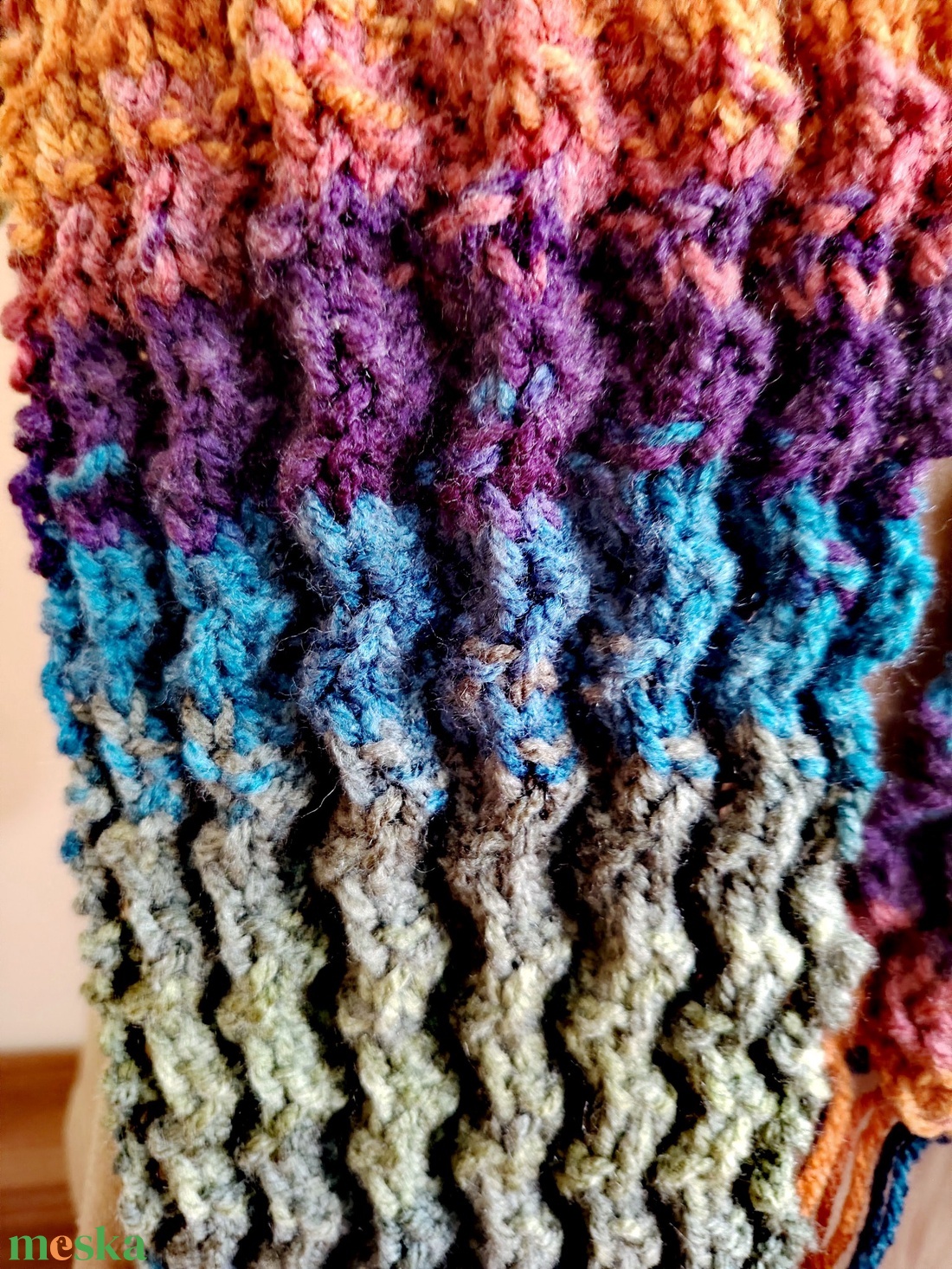 Öröm sál (9) - ruha & divat - sál, sapka, kendő - sál - Meska.hu