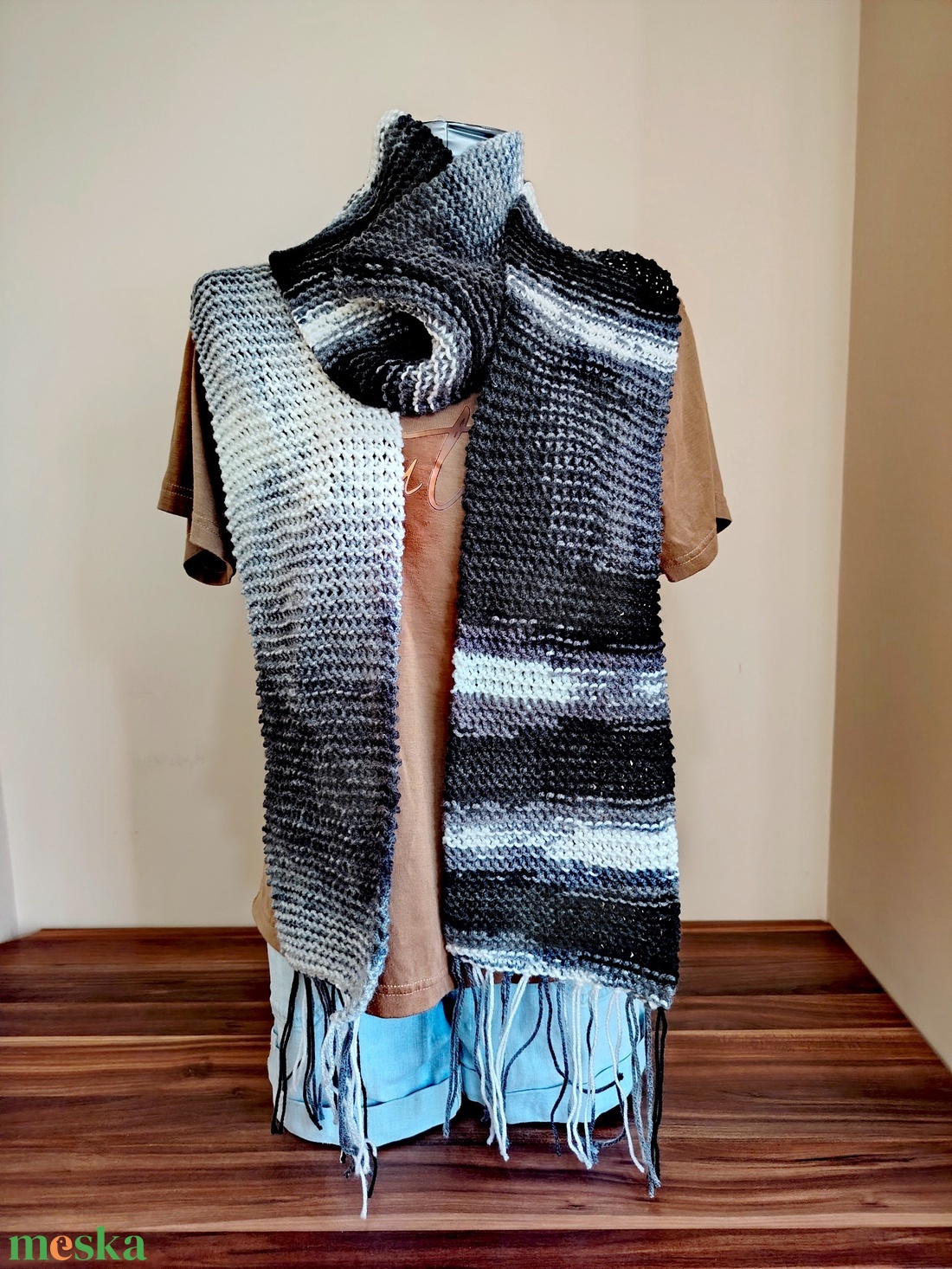 Éj hercege sál (22) - ruha & divat - sál, sapka, kendő - sál - Meska.hu