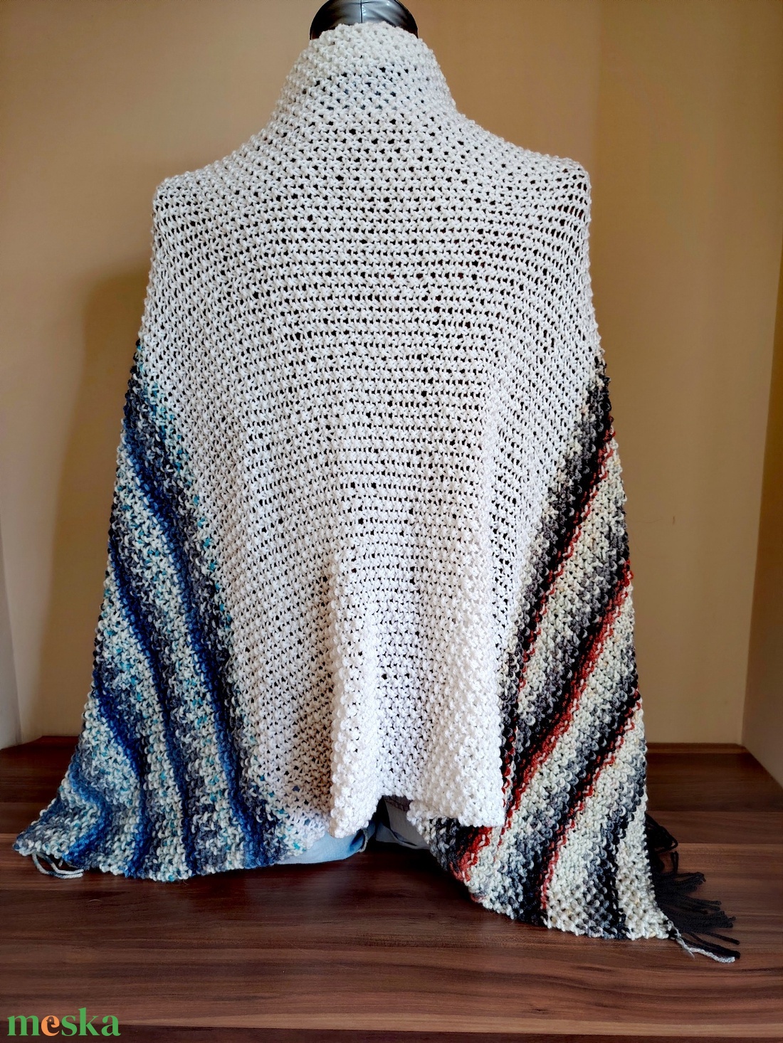 Hullámzó kedély stóla (24) - ruha & divat - sál, sapka, kendő - sál - Meska.hu