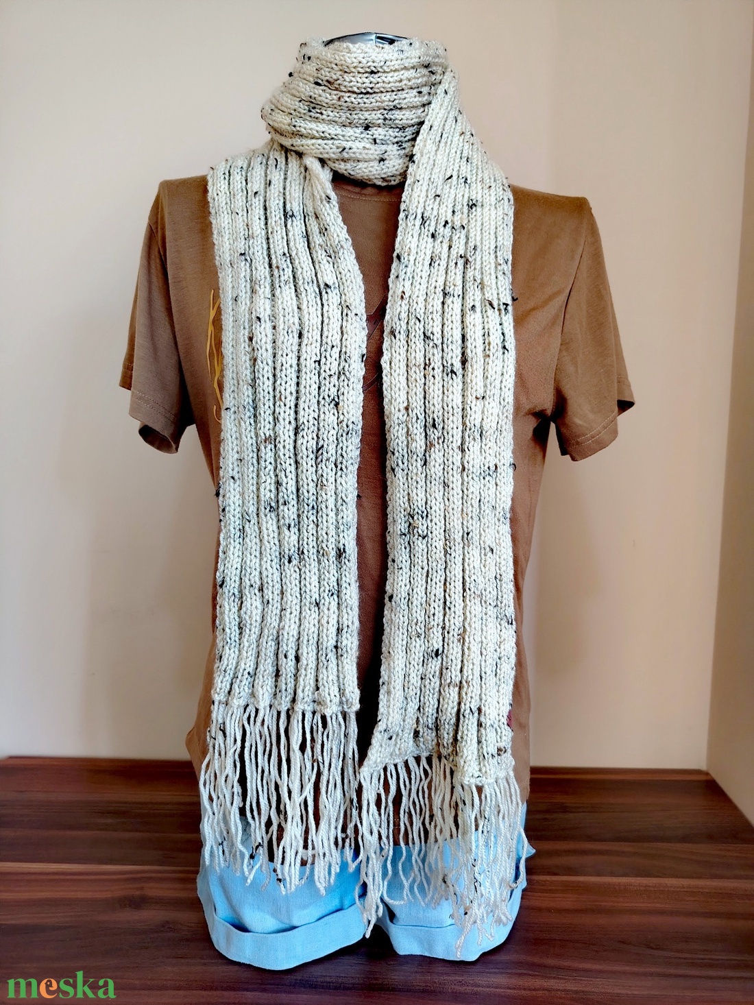 Homokvihar sál (29) - ruha & divat - sál, sapka, kendő - sál - Meska.hu