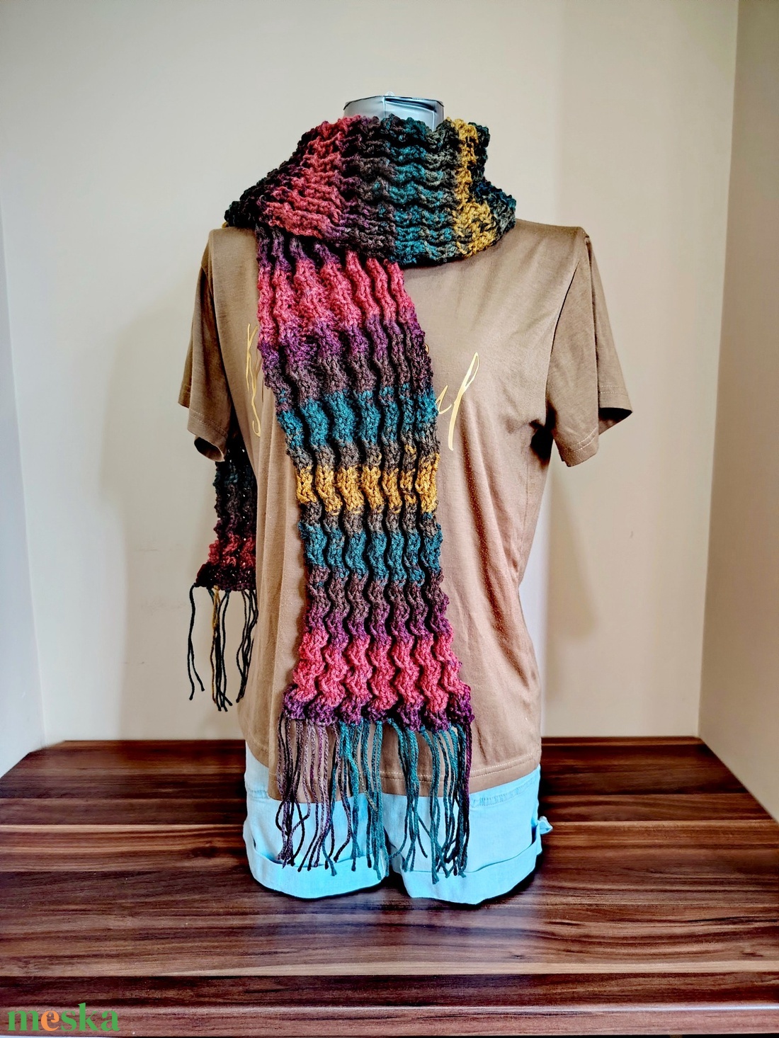 Ragyogó sál (30) - ruha & divat - sál, sapka, kendő - sál - Meska.hu