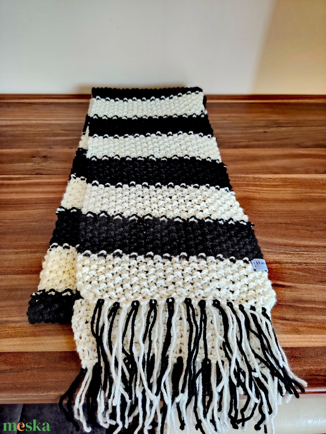 Klasszikus börtön viselet sál (32) - ruha & divat - sál, sapka, kendő - sál - Meska.hu