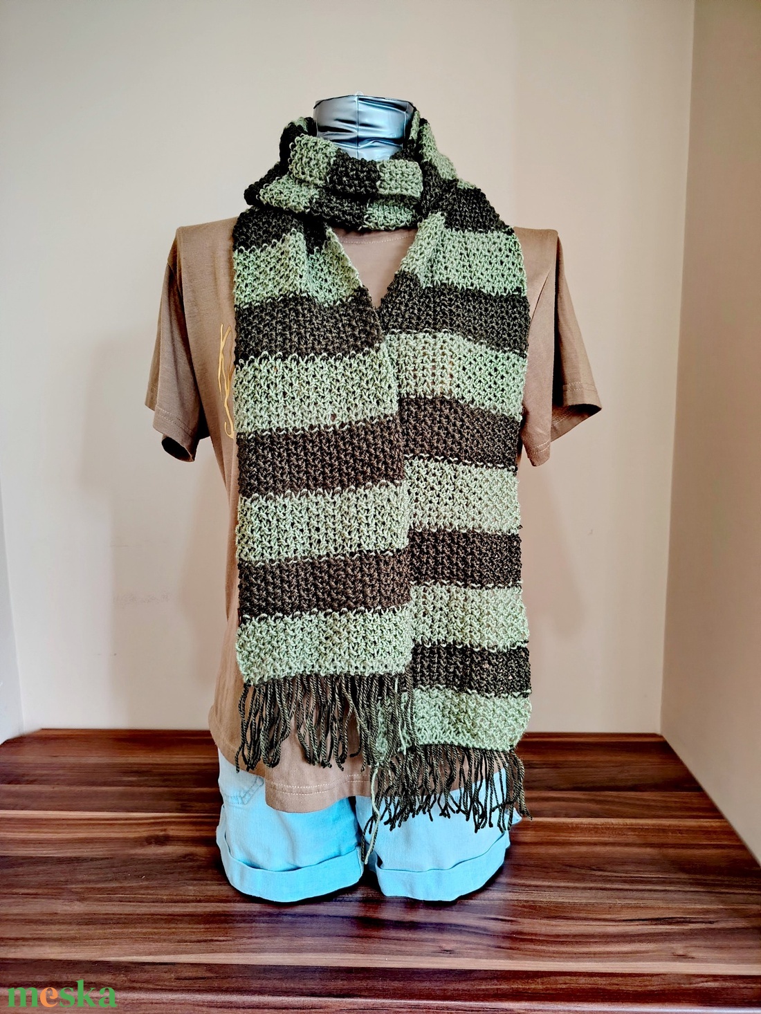 Vadászat sál (33) - ruha & divat - sál, sapka, kendő - sál - Meska.hu