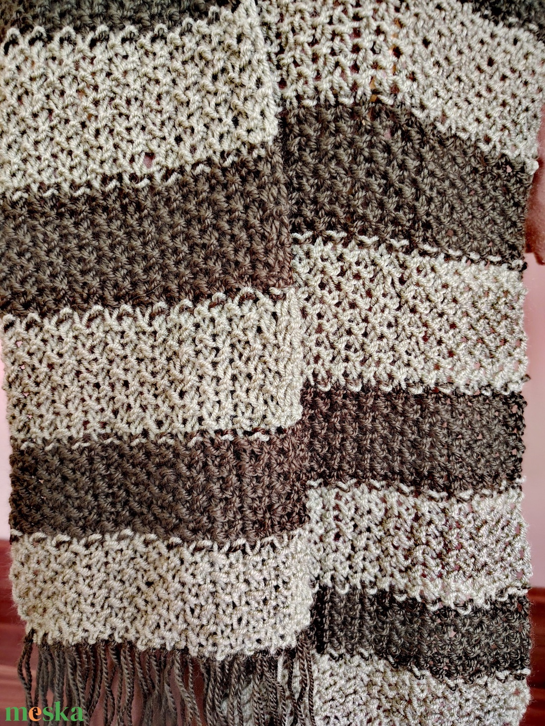 Vadászat sál (33) - ruha & divat - sál, sapka, kendő - sál - Meska.hu