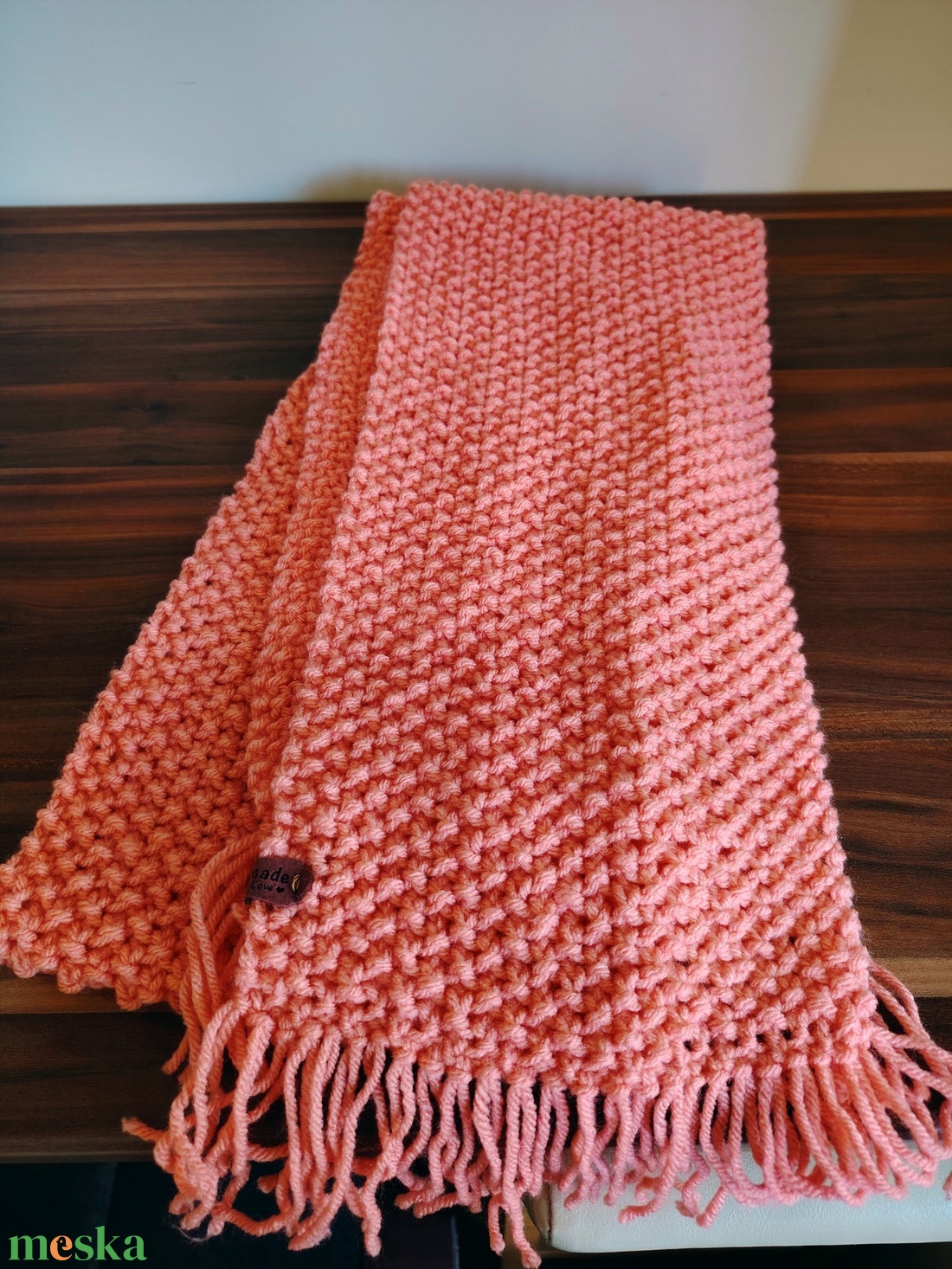 Barackvirág sál (41) - ruha & divat - sál, sapka, kendő - sál - Meska.hu