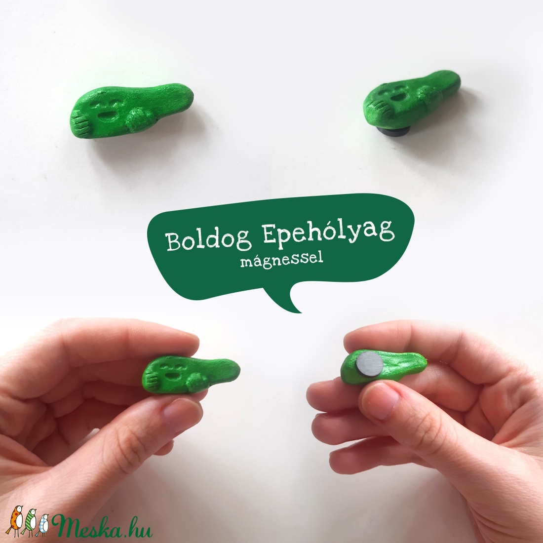 BOLDOG EPEHÓLYAG / kerámia hűtőmágnes szalagos dísz / epe, máj, emésztés - otthon & életmód - dekoráció - dísztárgy - Meska.hu BOLDOG EPEHÓLYAG / kerámia hűtőmágnes szalagos dísz / epe, máj, emésztés - otthon & életmód - dekoráció - dísztárgy - Meska.hu