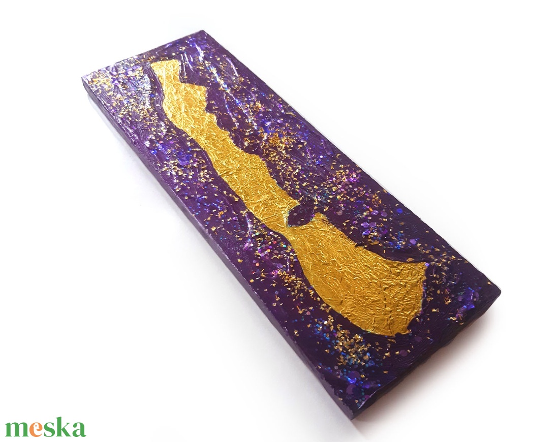 Balatoni fesztivál / 28 x 10 cm / egyedi, csillogó, arany, lila, bohém, tarka - művészet - festmény - festmény vegyes technika - Meska.hu Balatoni fesztivál / 28 x 10 cm / egyedi, csillogó, arany, lila, bohém, tarka - művészet - festmény - festmény vegyes technika - Meska.hu