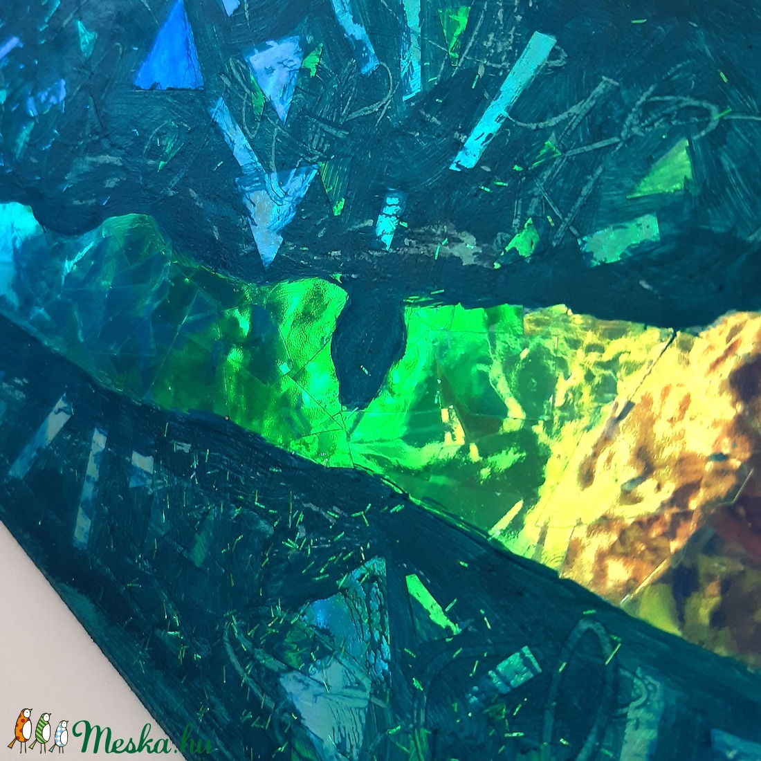Balaton festmény / 28 x 14 cm / hologramos, művészi / mozaikos, mélyzöld, türkíz, - művészet - festmény - festmény vegyes technika - Meska.hu Balaton festmény / 28 x 14 cm / hologramos, művészi / mozaikos, mélyzöld, türkíz, - művészet - festmény - festmény vegyes technika - Meska.hu