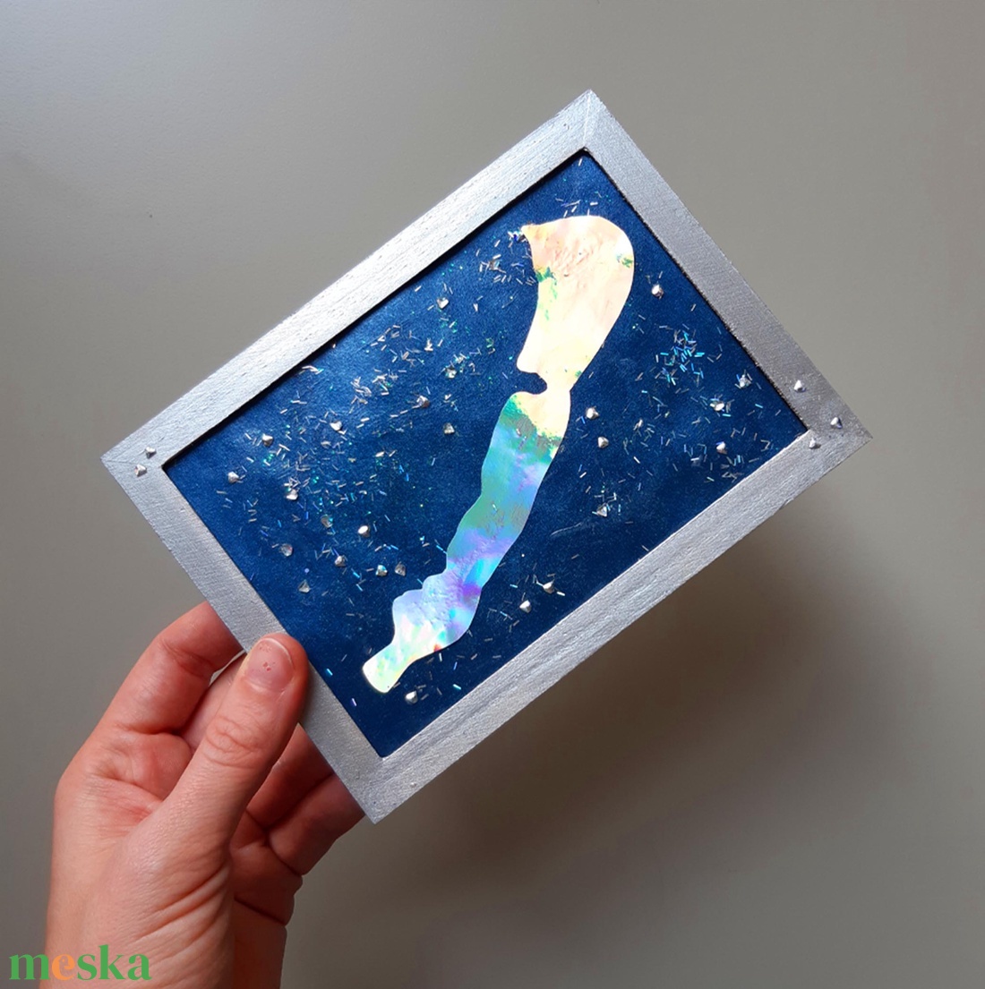 Galaxis Balaton / 16 x 12 cm - művészet - festmény - festmény vegyes technika - Meska.hu Galaxis Balaton / 16 x 12 cm - művészet - festmény - festmény vegyes technika - Meska.hu