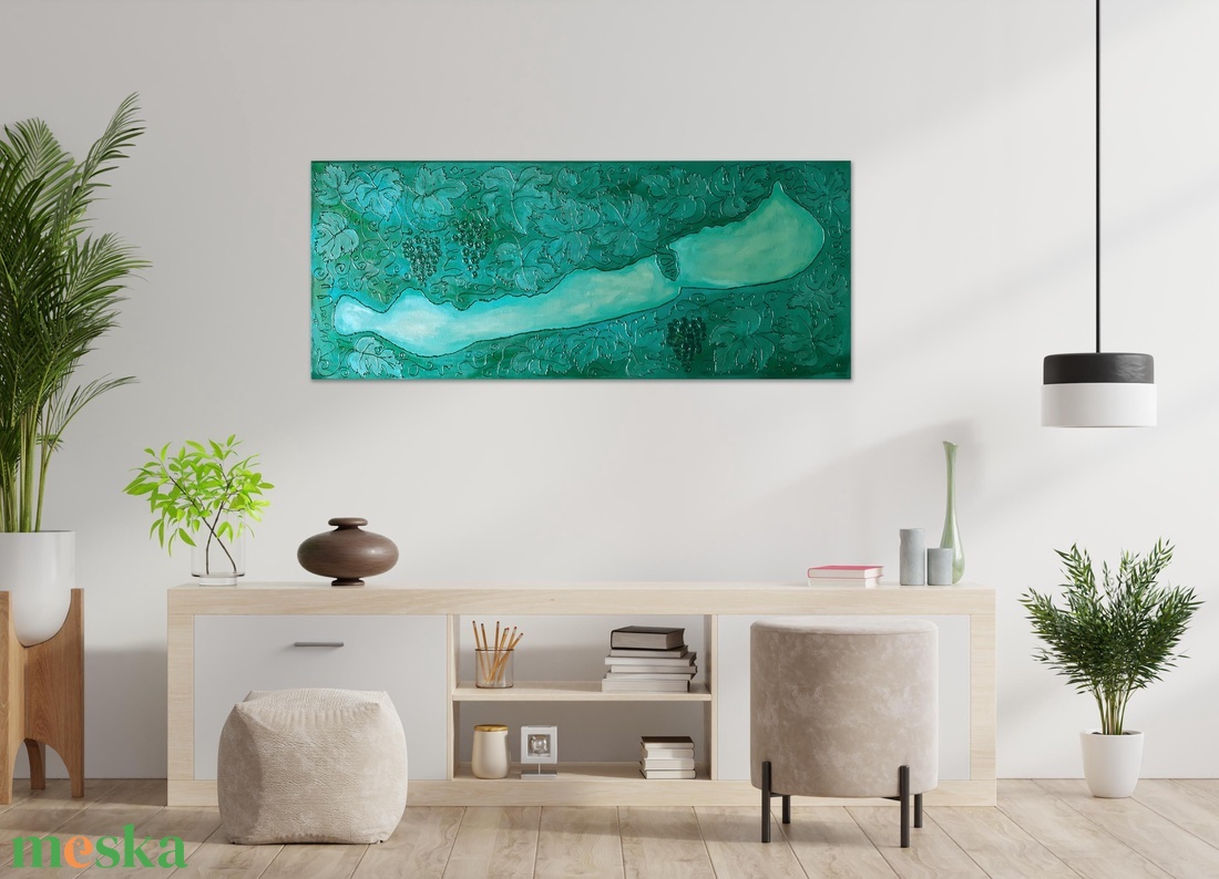 Balatoni Borok festmény - 100x40cm / borvidék, balaton, szőlős, kéktúra, egyedi alkotás - művészet - festmény - festmény vegyes technika - Meska.hu Balatoni Borok festmény - 100x40cm / borvidék, balaton, szőlős, kéktúra, egyedi alkotás - művészet - festmény - festmény vegyes technika - Meska.hu