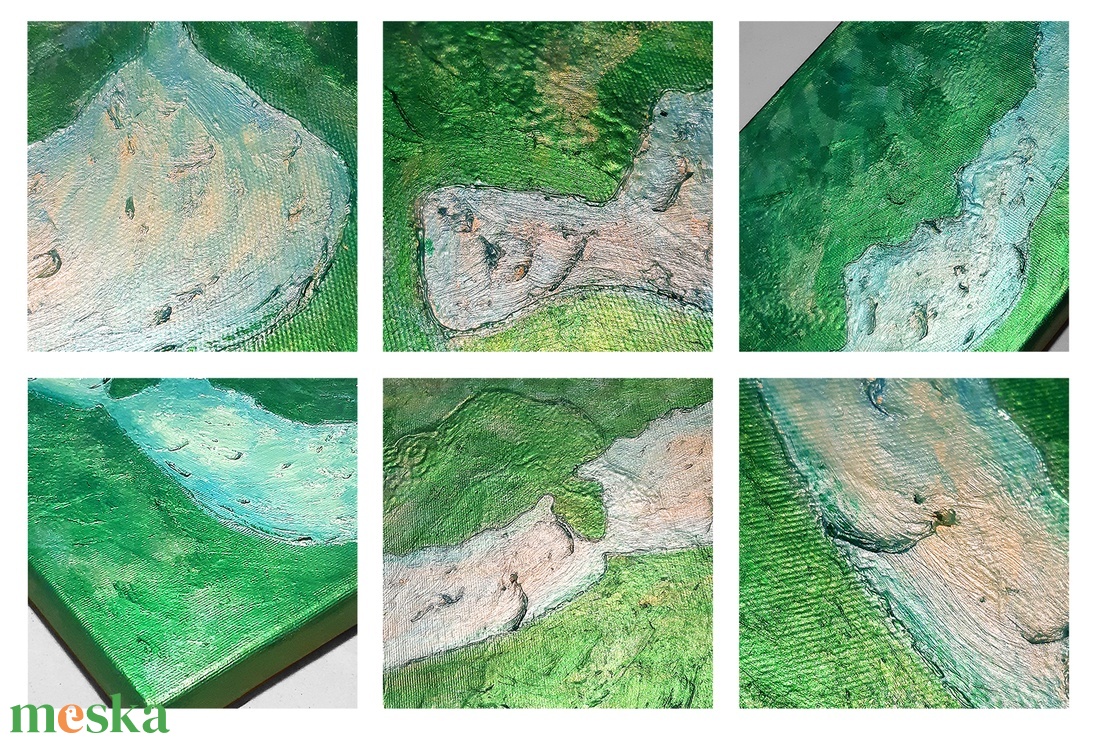 Balatoni hullámok - 50 x 20 cm festmény - művészet - festmény - festmény vegyes technika - Meska.hu Balatoni hullámok - 50 x 20 cm festmény - művészet - festmény - festmény vegyes technika - Meska.hu