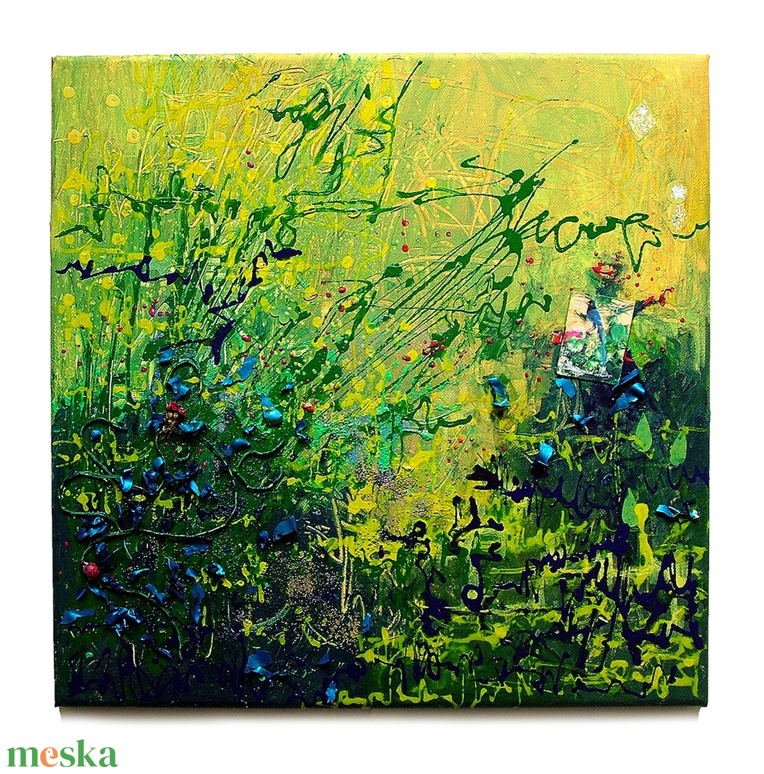 VERSEK - 40x40cm - absztrakt festmény - Madagaszkári szarka bélyeggel - művészet - festmény - festmény vegyes technika - Meska.hu VERSEK - 40x40cm - absztrakt festmény - Madagaszkári szarka bélyeggel - művészet - festmény - festmény vegyes technika - Meska.hu