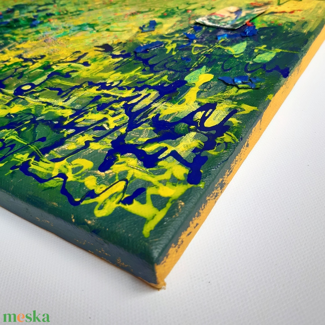VERSEK - 40x40cm - absztrakt festmény - Madagaszkári szarka bélyeggel - művészet - festmény - festmény vegyes technika - Meska.hu VERSEK - 40x40cm - absztrakt festmény - Madagaszkári szarka bélyeggel - művészet - festmény - festmény vegyes technika - Meska.hu