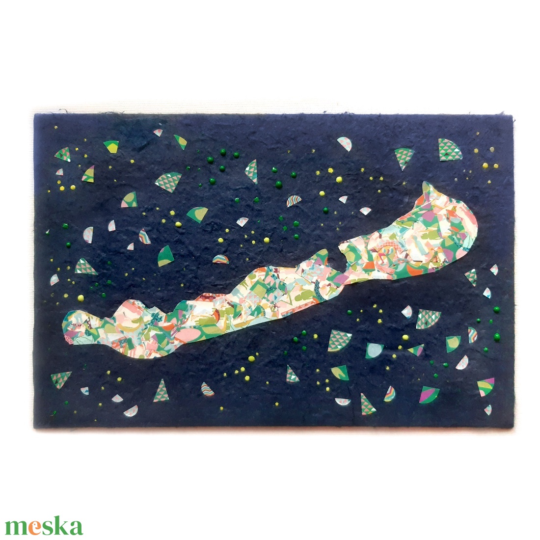 Balaton kollázs / 29x19cm / színes, papír, akasztóval - művészet - kollázs - Meska.hu Balaton kollázs / 29x19cm / színes, papír, akasztóval - művészet - kollázs - Meska.hu