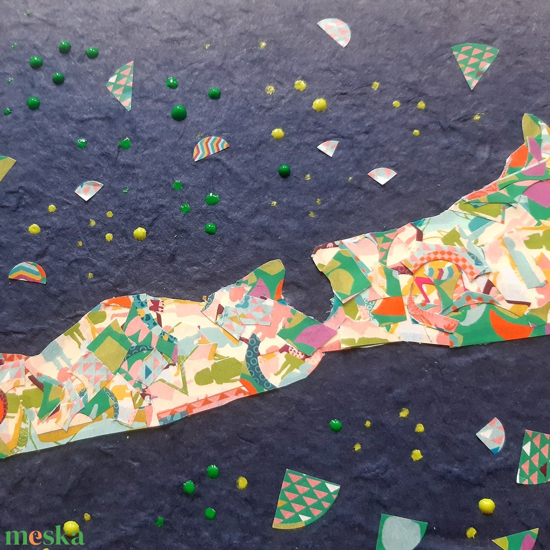 Balaton kollázs / 29x19cm / színes, papír, akasztóval - művészet - kollázs - Meska.hu Balaton kollázs / 29x19cm / színes, papír, akasztóval - művészet - kollázs - Meska.hu