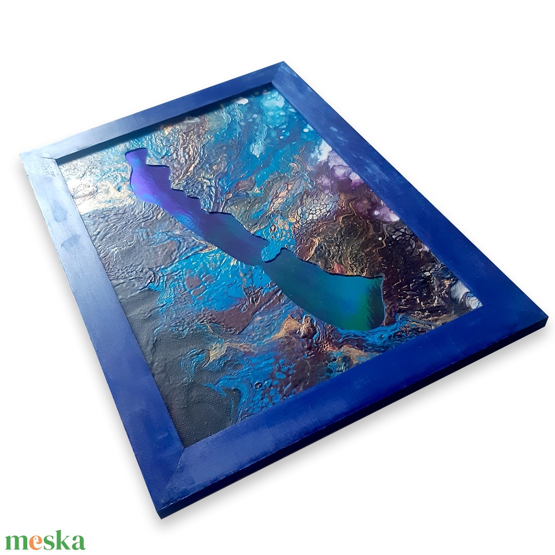 Fluid Art Balaton - 30x20cm festmény - fluid art hologramos csillogással tarka, színes - művészet - festmény - festmény vegyes technika - Meska.hu Fluid Art Balaton - 30x20cm festmény - fluid art hologramos csillogással tarka, színes - művészet - festmény - festmény vegyes technika - Meska.hu