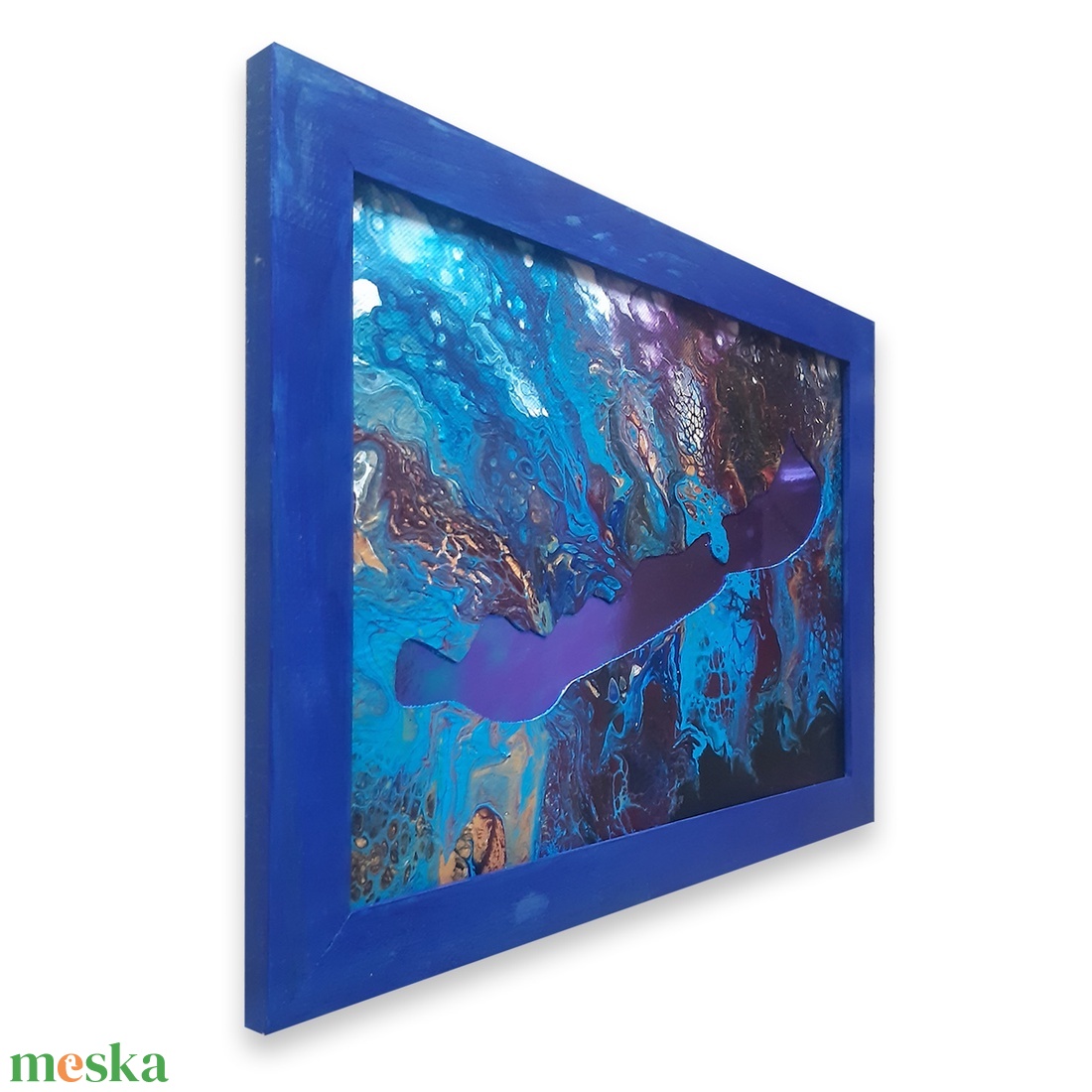 Fluid Art Balaton - 30x20cm festmény - fluid art hologramos csillogással tarka, színes - művészet - festmény - festmény vegyes technika - Meska.hu Fluid Art Balaton - 30x20cm festmény - fluid art hologramos csillogással tarka, színes - művészet - festmény - festmény vegyes technika - Meska.hu