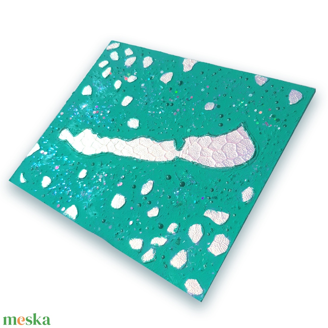 Hologramos Balaton 21x17 cm farost lemezen - türkiz háttér - otthon & életmód - dekoráció - fali és függő dekoráció - falra akasztható dekor - Meska.hu Hologramos Balaton 21x17 cm farost lemezen - türkiz háttér - otthon & életmód - dekoráció - fali és függő dekoráció - falra akasztható dekor - Meska.hu