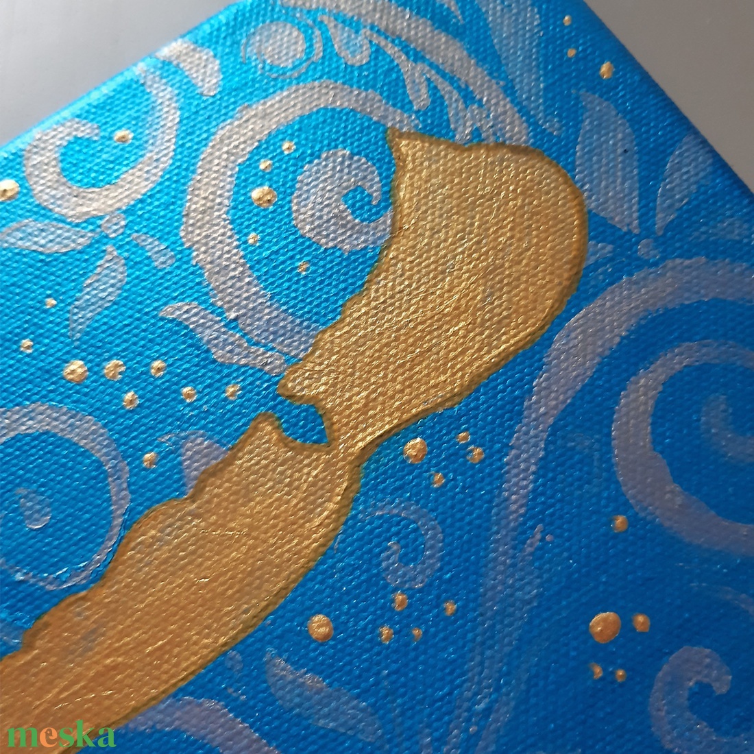 Indás Balaton / 20 x 15 cm / dekoráció, festmény, arany - művészet - festmény - festmény vegyes technika - Meska.hu Indás Balaton / 20 x 15 cm / dekoráció, festmény, arany - művészet - festmény - festmény vegyes technika - Meska.hu
