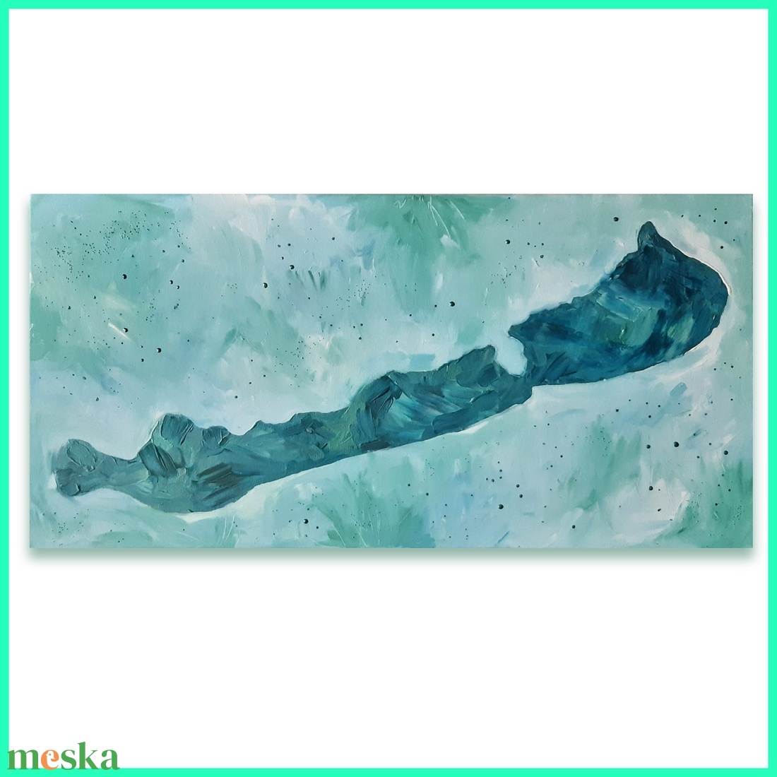 Balaton / 1 méter x 50 cm / dekoráció, festmény vászonkép - művészet - festmény - festmény vegyes technika - Meska.hu Balaton / 1 méter x 50 cm / dekoráció, festmény vászonkép - művészet - festmény - festmény vegyes technika - Meska.hu
