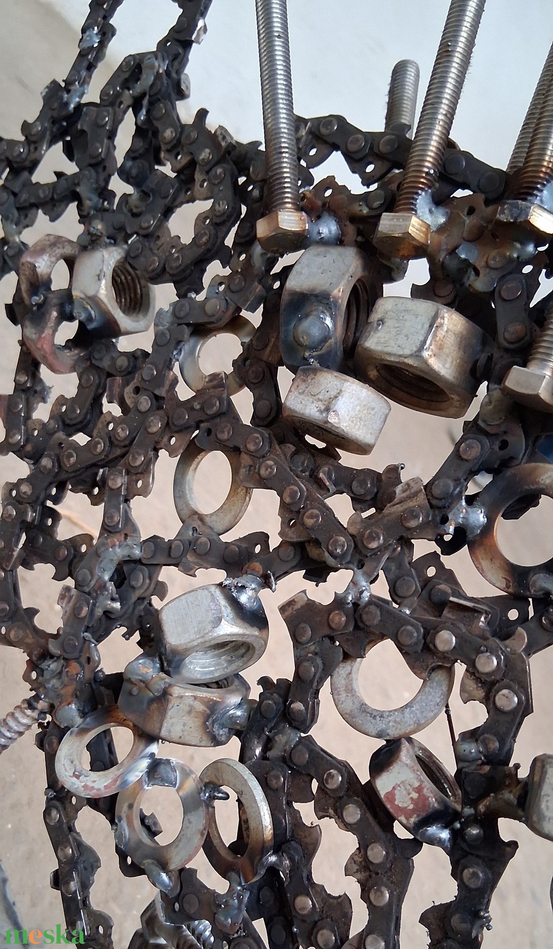 HAL SZOBOR - recycling újrahasznosított hegesztett fémből készült 37x36x11cm - művészet - szobor - fém - Meska.hu HAL SZOBOR - recycling újrahasznosított hegesztett fémből készült 37x36x11cm - művészet - szobor - fém - Meska.hu