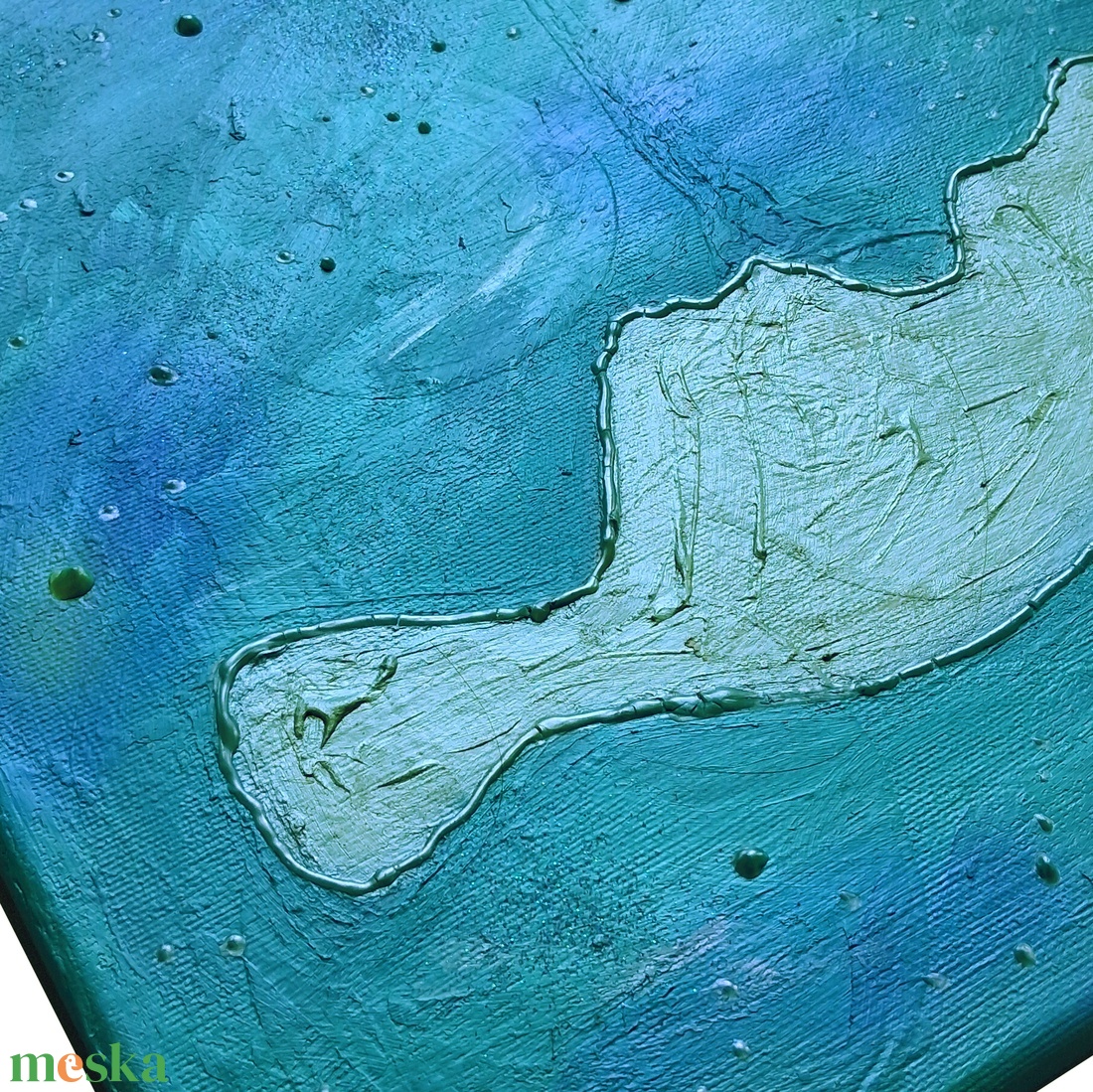 Türkiz Balaton sziluett / 70 x 40 cm - művészet - más művészeti ág - Meska.hu Türkiz Balaton sziluett / 70 x 40 cm - művészet - más művészeti ág - Meska.hu