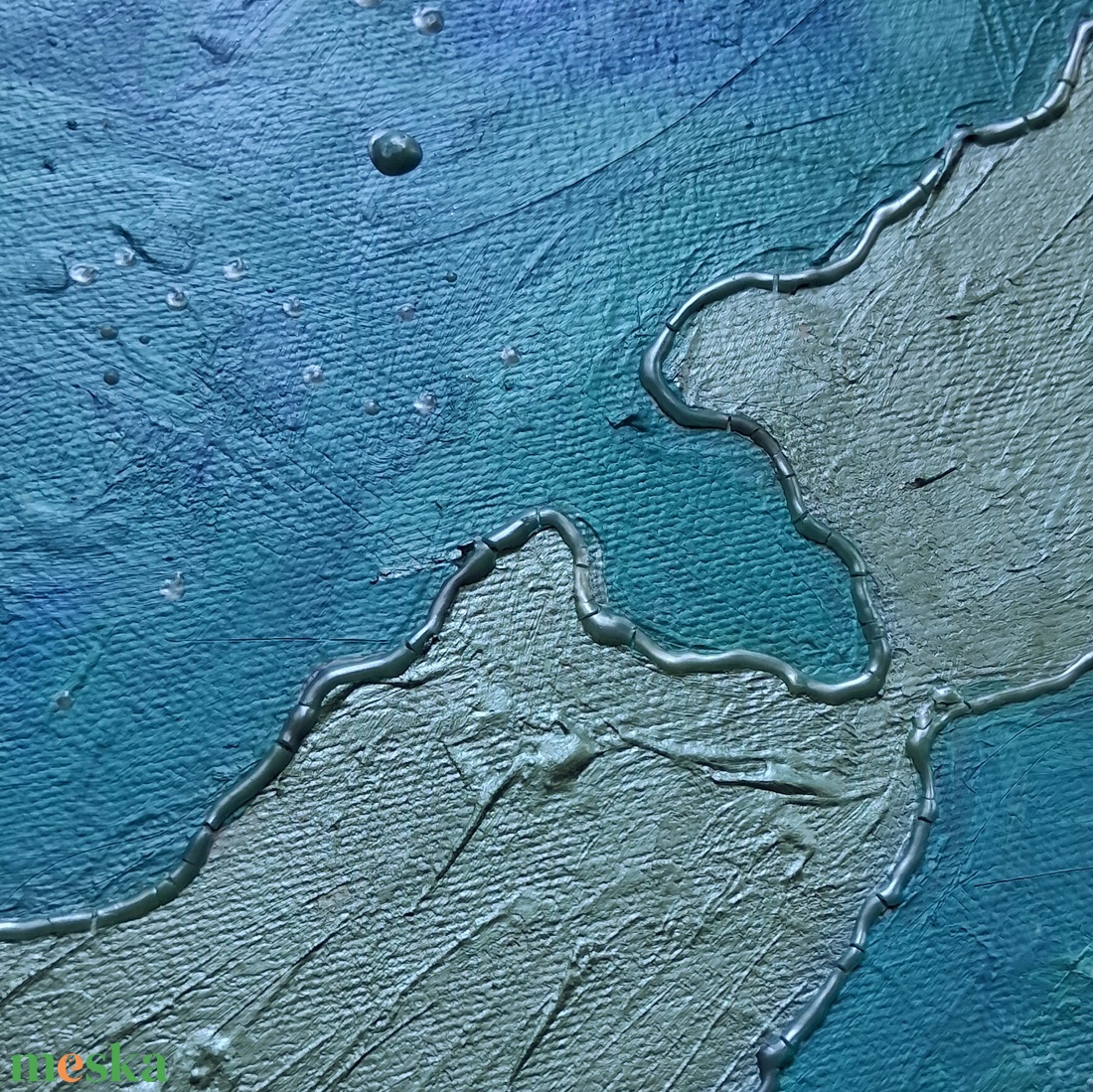 Türkiz Balaton sziluett / 70 x 40 cm - művészet - más művészeti ág - Meska.hu Türkiz Balaton sziluett / 70 x 40 cm - művészet - más művészeti ág - Meska.hu