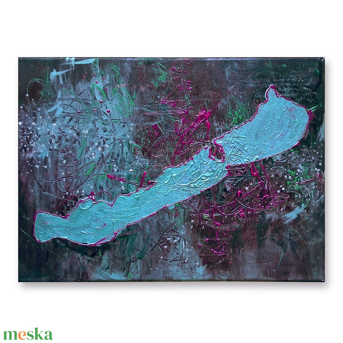 Pinky Balaton - 40 x 30 cm / vászonkép, festmény, vegyes technika - művészet - festmény - festmény vegyes technika - Meska.hu Pinky Balaton - 40 x 30 cm / vászonkép, festmény, vegyes technika - művészet - festmény - festmény vegyes technika - Meska.hu