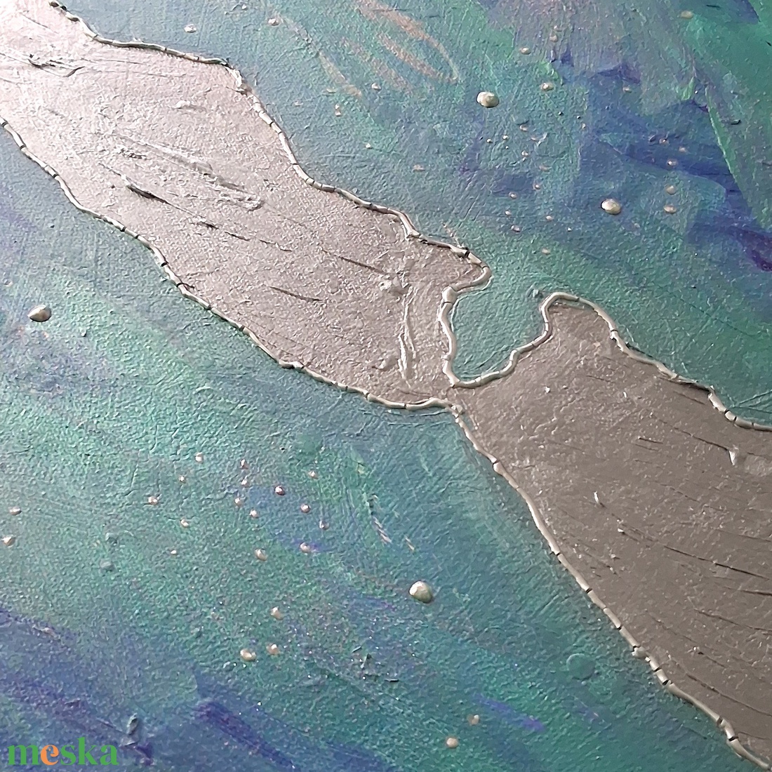 Türkiz Balaton sziluett / 70 x 40 cm - művészet - más művészeti ág - Meska.hu Türkiz Balaton sziluett / 70 x 40 cm - művészet - más művészeti ág - Meska.hu