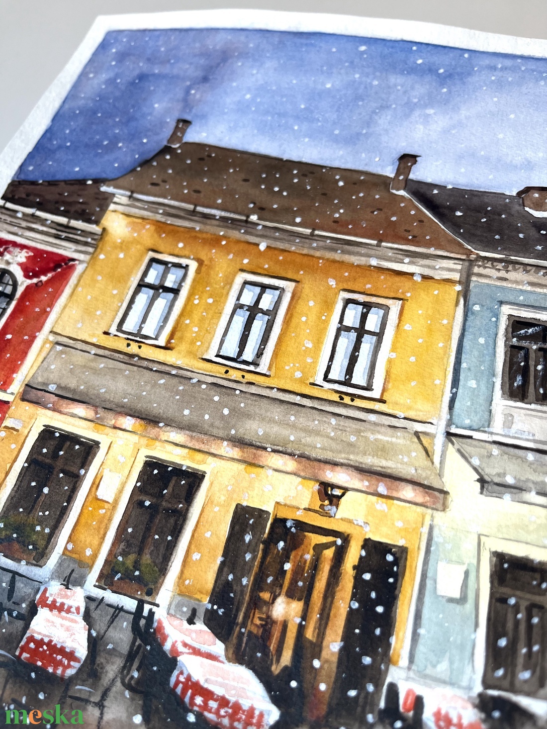 Szentendre - eredeti akvarell festmény - művészet - festmény - akvarell - Meska.hu