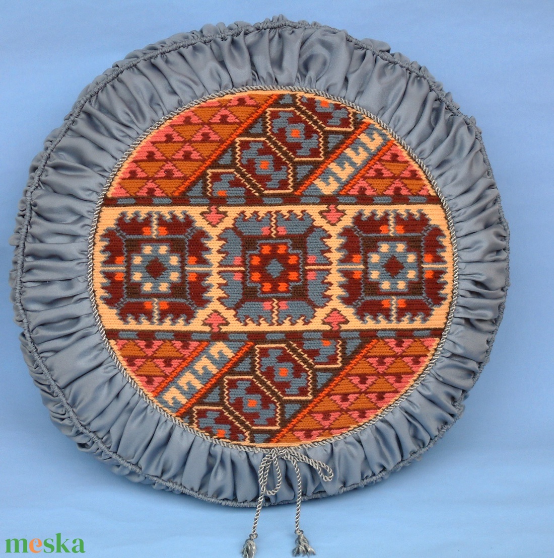  Párna kelim hímzéssel.  - otthon & életmód - dekoráció - dísztárgy - Meska.hu