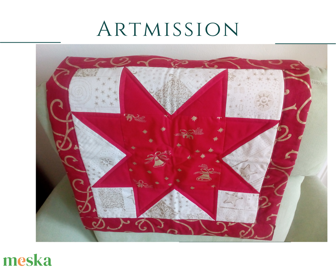 Patchwork terítő, piros csillag - otthon & életmód - dekoráció - asztal és polc dekoráció - asztaldísz - Meska.hu Patchwork terítő, piros csillag - otthon & életmód - dekoráció - asztal és polc dekoráció - asztaldísz - Meska.hu
