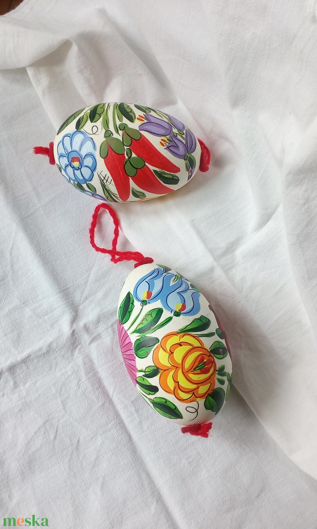 Húsvéti festett liba tojás, kalocsai mintával - otthon & életmód - dekoráció - dísztárgy - Meska.hu Húsvéti festett liba tojás, kalocsai mintával - otthon & életmód - dekoráció - dísztárgy - Meska.hu