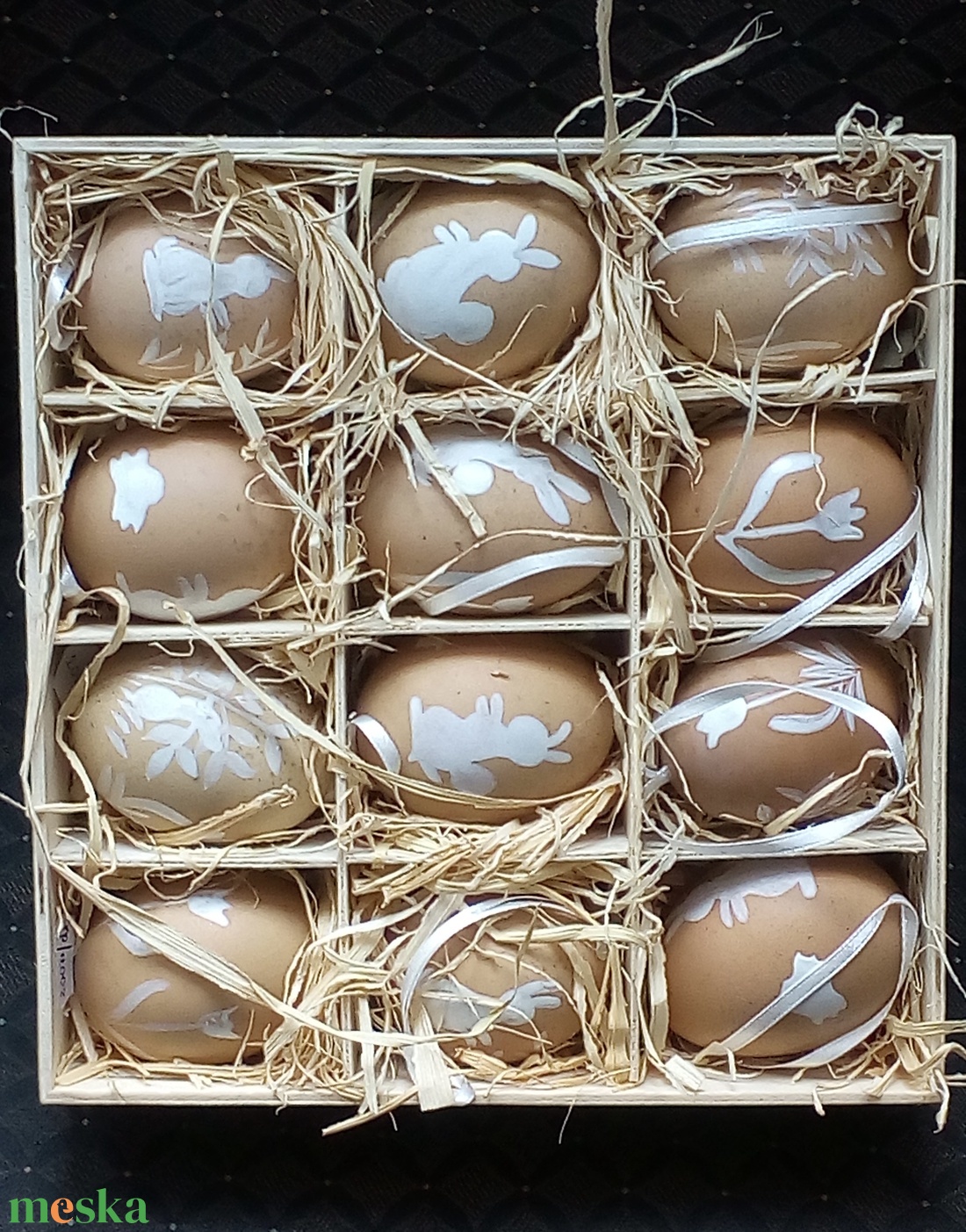 Húsvéti festett tyúktojás - otthon & életmód - dekoráció - dísztárgy - Meska.hu