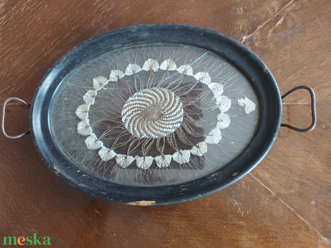 Antik tálca  - otthon & életmód - konyhafelszerelés, tálalás - tálalás - kínálótál - Meska.hu