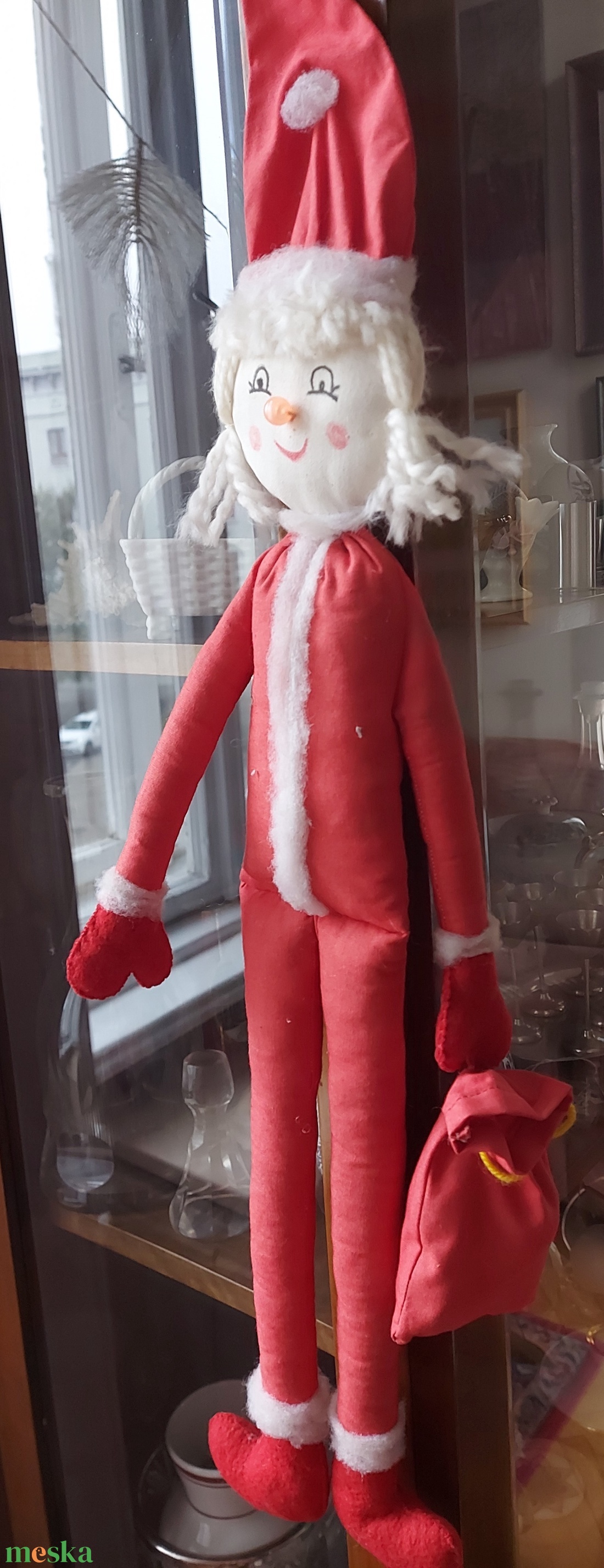 Textil baba zsákkal - karácsony - karácsonyi lakásdekoráció - karácsonyi manók, figurák - Meska.hu Textil baba zsákkal - karácsony - karácsonyi lakásdekoráció - karácsonyi manók, figurák - Meska.hu