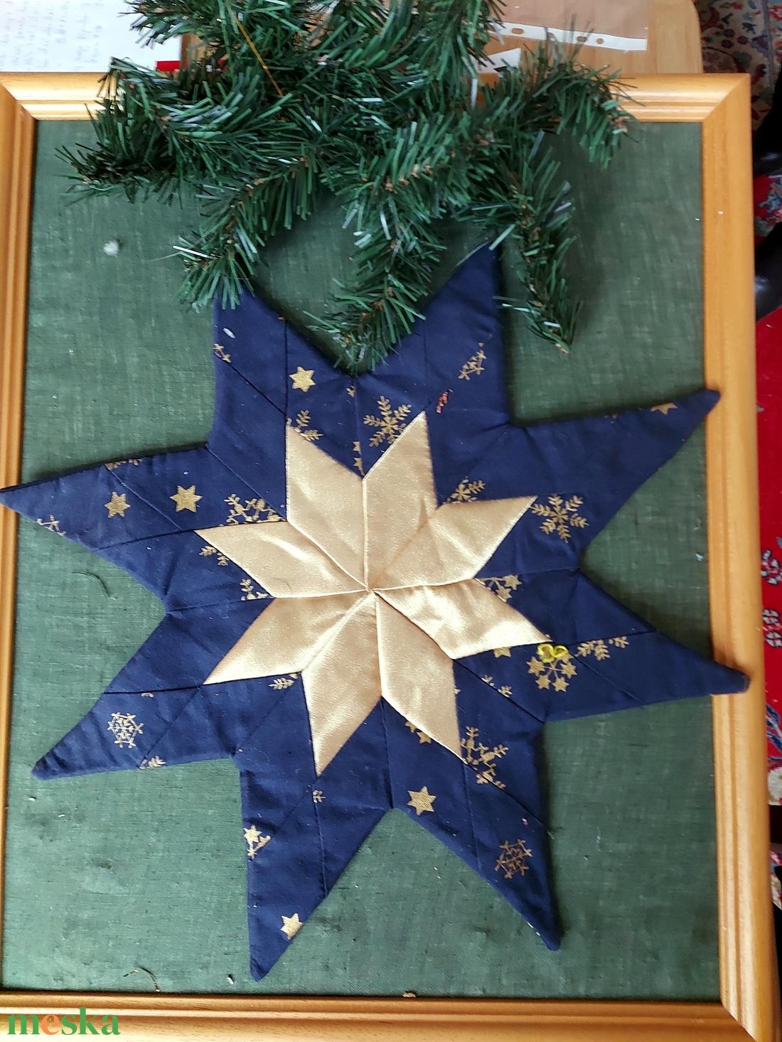 Karácsonyi textil dekoráció - karácsony - karácsonyi lakásdekoráció - ünnepi asztaldekoráció - Meska.hu