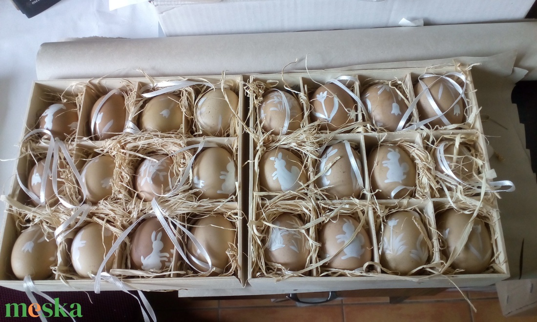 Húsvéti festett tyúktojás - otthon & életmód - dekoráció - dísztárgy - Meska.hu