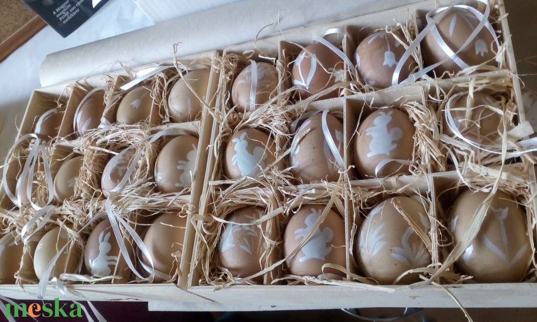 Húsvéti festett tyúktojás - otthon & életmód - dekoráció - dísztárgy - Meska.hu