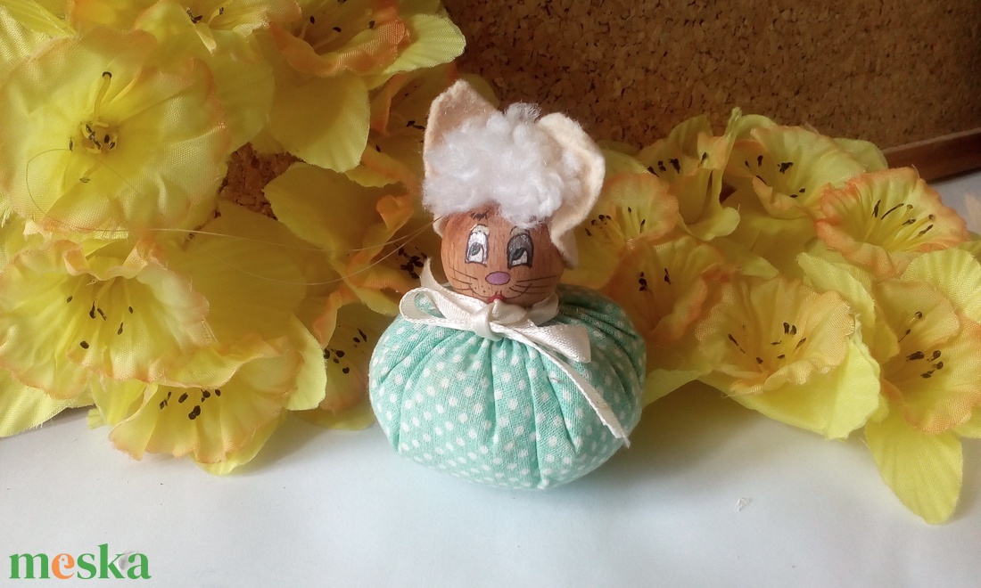 Textil nyuszi figurák - játék & sport - plüssállat & játékfigura - nyuszi - Meska.hu
