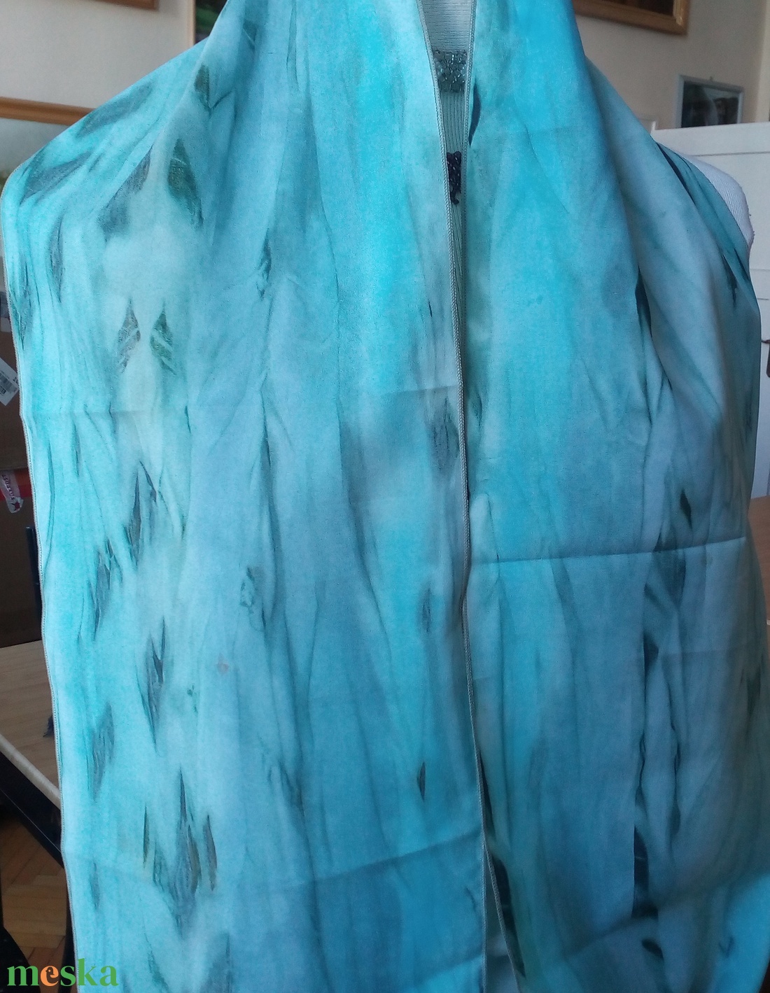 Kézzel festett selyemkendő - művészet - más művészeti ág - Meska.hu