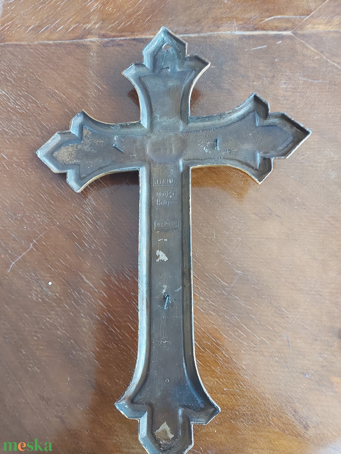 Antik fém feszület - otthon & életmód - dekoráció - dísztárgy - Meska.hu