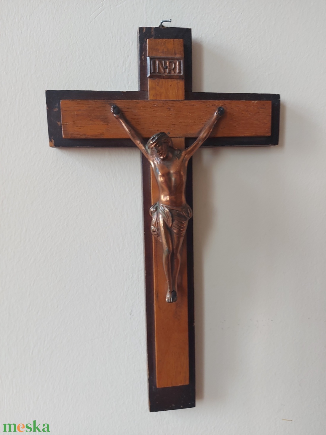 Antik fa  feszület  - otthon & életmód - dekoráció - dísztárgy - Meska.hu