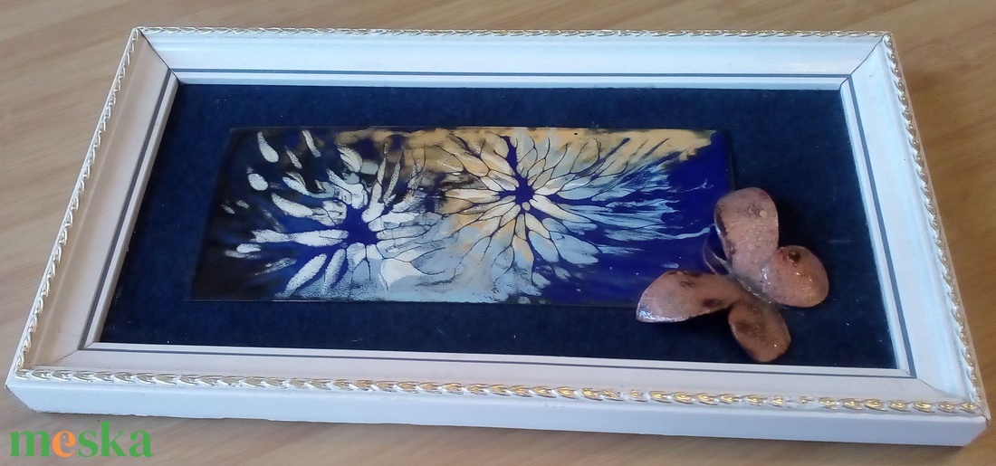 Tűzzománc keretben - művészet - festmény - tűzzománc - Meska.hu