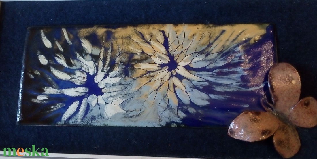 Tűzzománc keretben - művészet - festmény - tűzzománc - Meska.hu